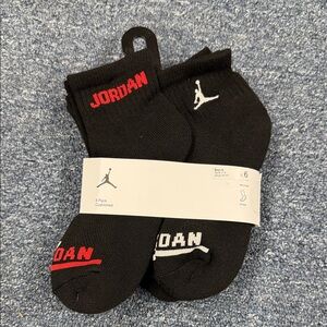 NWT Boys Jordan Socks 6 pack Cushioned Size SMALL